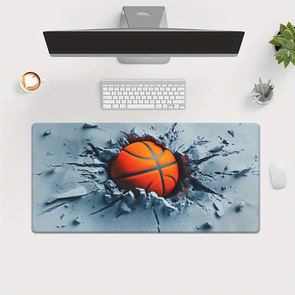 Basketball pattern Mouse Pad  Computer Office Game Table Mats XXL Rubber Anti-slip Gaming Keyboard Long Desk Pads playmat