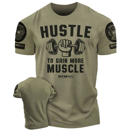 Men Gym Sportswear Muscle T-Shirt Top Fashion O-Neck Short Sleeve Outdoor Male Fitness Training Sports T-Shirts Casual Menswear