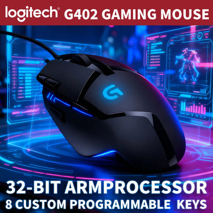 Logitech G402 Gaming Mouse | Built for Intense Use, Home & Office