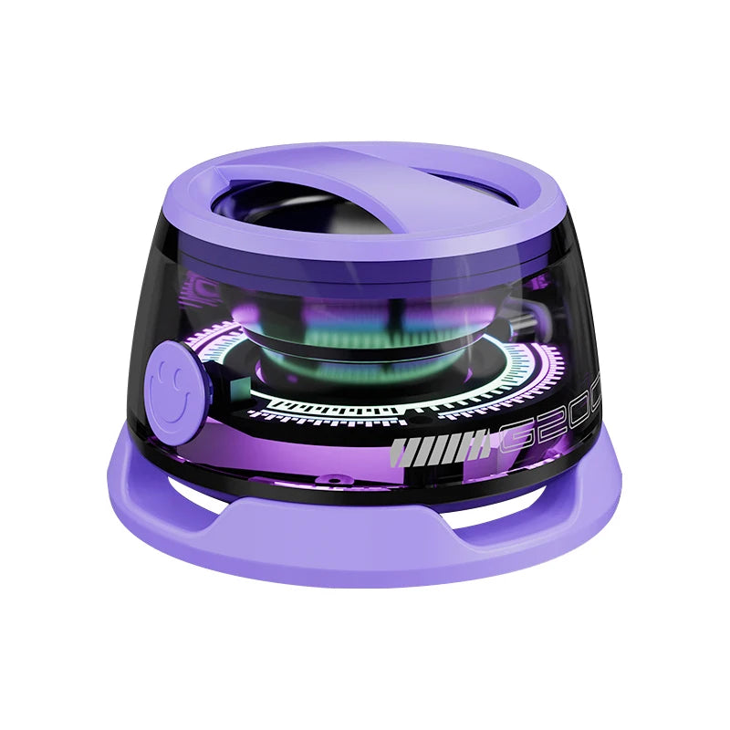 Mini Bluetooth Speaker Portable Phone Holder RGB Lighting Magnetic Speaker BT5.3 Mini Sound Box 7 Hours Playback Easy to carry