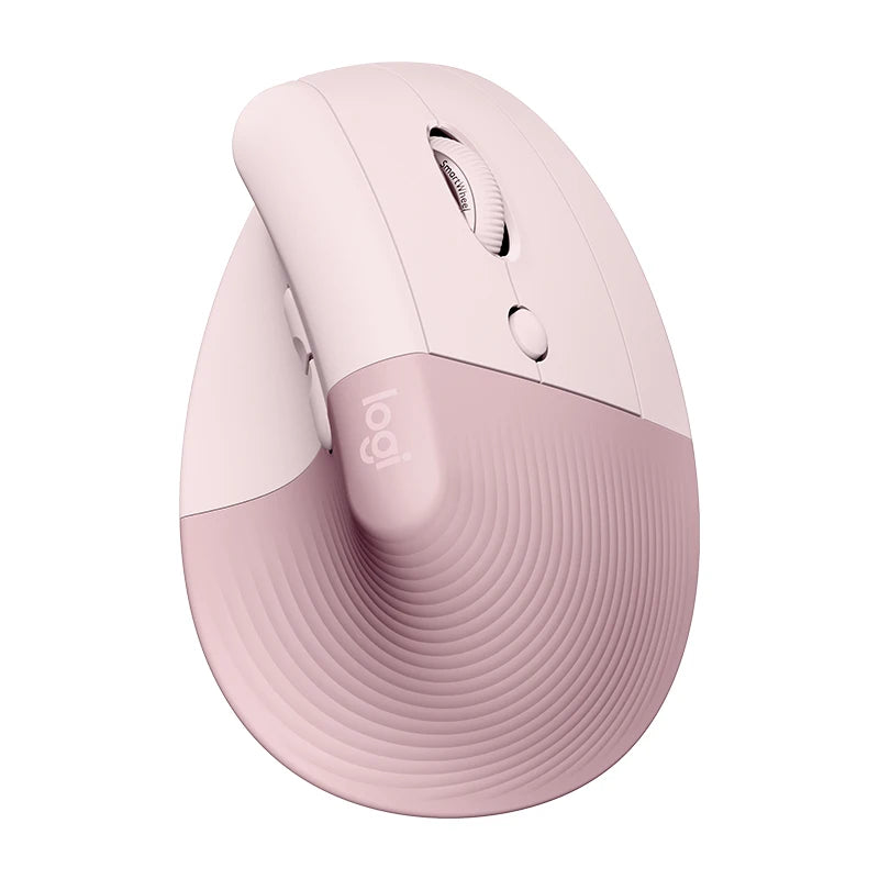 Logitech Lift Vertical Mouse  Ergonomic Wireless With Silent Click Bluetooth/Usb Dual Mode For Pc Laptop Tablet Wrist Pain