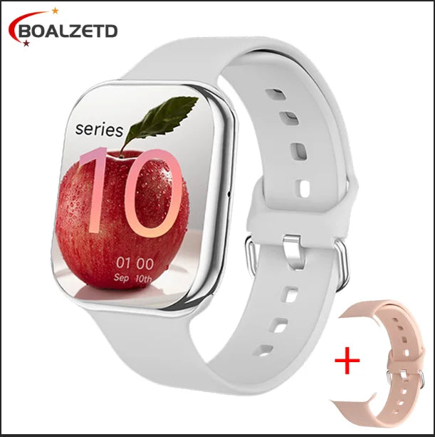 2025 New for Watch 10 Smart Watch Men HD AMOLED Music 3D Surround Health monitoring Bluetooth Call Waterproof Woman smart watchs