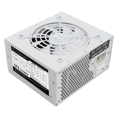 SFX500W Fully Modular Power Supply 500W White 20+ 4Pin Power source for PC Gaming Desktop Mini ITX Case Small Computer Case