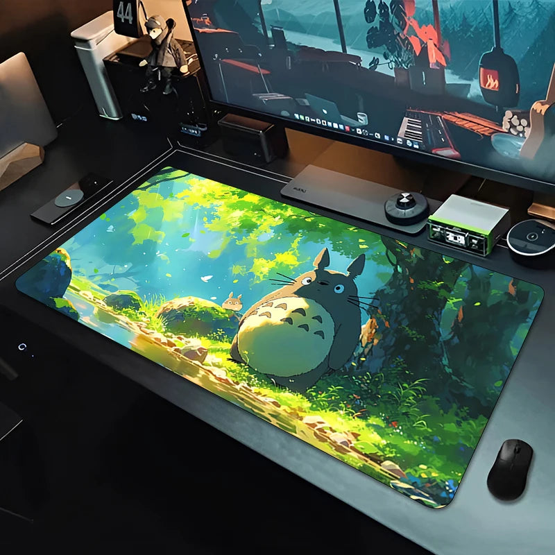 Mouse Pad Office Carpet Mouse Mats Gamer Rug Desk Non-Slip Accessories Computer Table Pads HD PC carpet T-Totoro Mousepad lovely