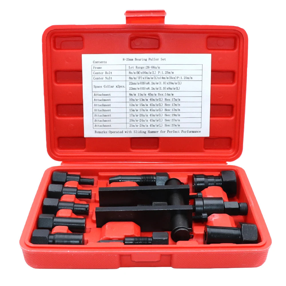 Aluminum Wheel Bearing Kit Motorcycle Bearing Disassembly Tools Seal Driver Installer Remover Automotive Tools 10 Pcs/Set