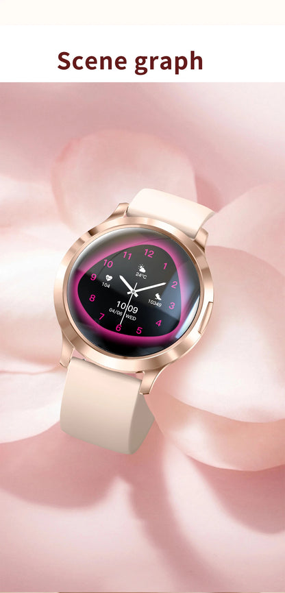 2025 New Smart Watch For Women Gift 1.32 Inch Full Touch Screen Sports Fitness Watches Bluetooth Calls Digital Smartwatch Ladies