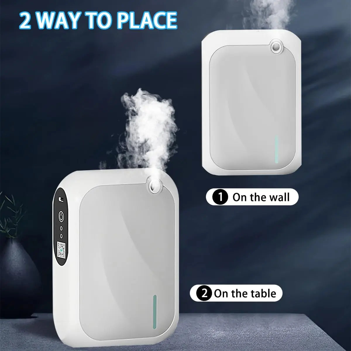 Coverage 200m³ Scent Machine Hotel Aroma Diffuser Wall Mounted Essential Oil Diffuser For Home Fragrance Bluetooth APP Control