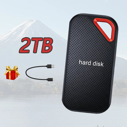 External Hard Drive E81 Shockproof Design Hard Disk Portable Solid State Drive For High Speed Storage Device For Laptop PC