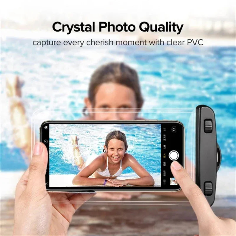 IPX8 waterproof universal phone cases water proof bag swim phone protector pouch PV cover for iPhone 15 14 Samsung Oppo Vivo