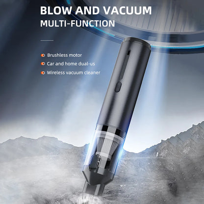 15000Pa Car Vacuum Cleaner Strong Suction Powerful Wireless Portable Car Cleaner for Home Appliance Air Blower Handheld Cordless