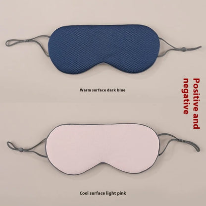 Dual-Side Cooling& Warm Eye Mask- Breathable Summer Sleep Cover- Zero Pressure Design