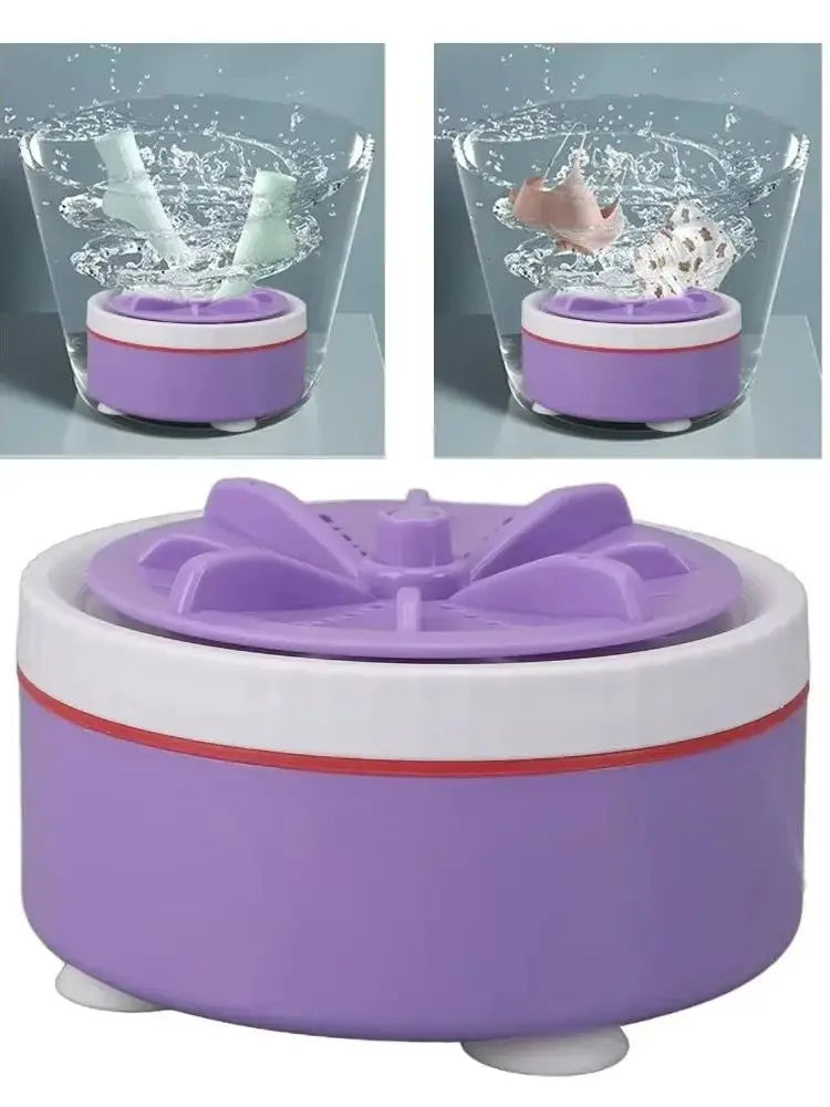 USB Mini Portable Washer for Underwear/Socks - Compact 3 Speed Settings Space-Saving Design for Travel/Dorm