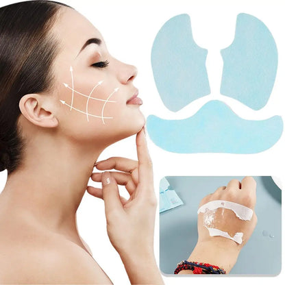 Soluble Collagen Mask Patch Moisturizing Firming Nourishing Facial Forehead Facial Mask Cheek Masque Patch Patches Masque J1W9