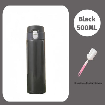 500ml Stainless Steel Thermal Mug Outdoor Thermos Cup Portable Vacuum Flasks Cold and Hot Thermo Bottle Coffee Mug Water Bottle
