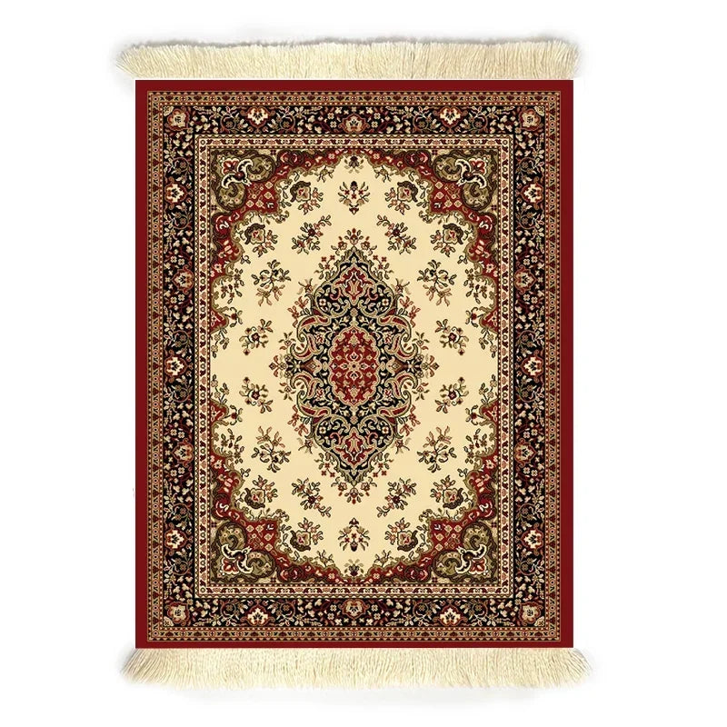 1pc Persian Carpet Keyboard and Mouse Pad HD Bohemia Gaming Room Decoration Office Tables Desktop Computer Tassel Non-Slip Mat