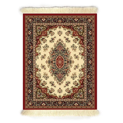 1pc Persian Carpet Keyboard and Mouse Pad HD Bohemia Gaming Room Decoration Office Tables Desktop Computer Tassel Non-Slip Mat