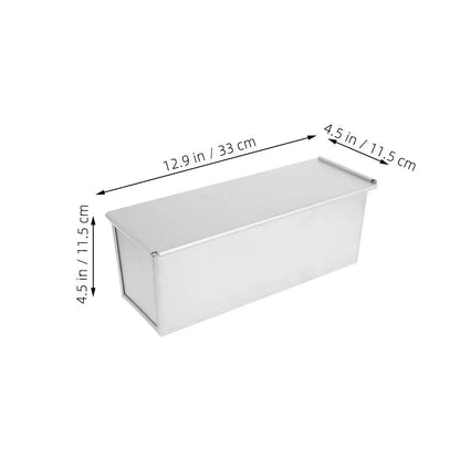 Household Toast Bread Pan Loaf Pans for Homemade Baking Tin Cute with Lid Nonstick
