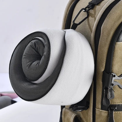 Memory Foam U Shaped Pillow Foldable Storage Neck Support Travel Airplane Car Nap Rest Cushion Soft Comfortable Portable