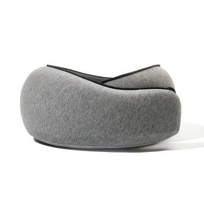 Portable Travel Neck Pillow Adjustable Foam U-shaped Pillow Snail Style Memory Foam Neck Support , Cars,Office Naps Neck Pillow
