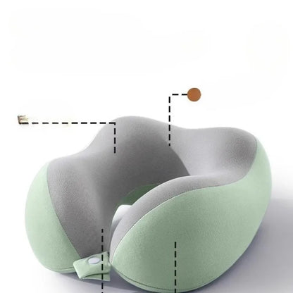 Travel Neck Pillow  Slow Rebound U-Shape Cervical Support for Airplane & Car, Wholesale Sleeping Pillow for Office Nap