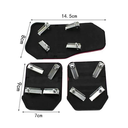 Automotive pedal aluminum alloy universal type modified brake accelerator clutch aluminum alloy pedal anti-skid pad Accessories