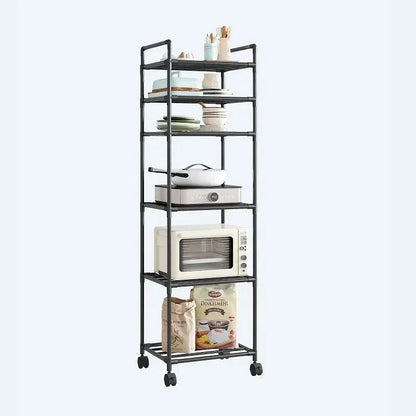 Kitchen new shelf trolley floor-to-ceiling multi-layer household storage rack bathroom rack shelf