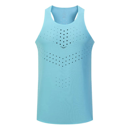 Men Women Athletics Tank Tops Track Field Running Vest Ultra Light Speed Sport Marathon Fitness Guys Sleeveless Shirts Clothing