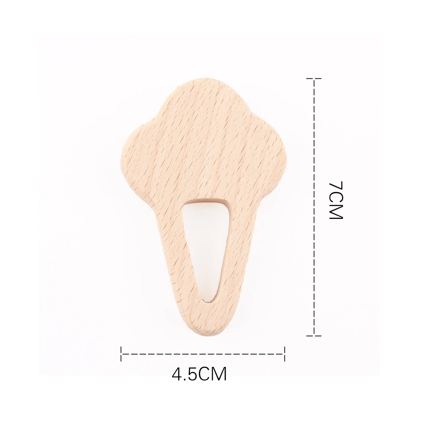 10pc Baby Wooden Teether Beech Bee Pacifier Teeth Pendant Wooden Baby Gym Toys Montessori Animals Baby Products Newborn Gift Kid