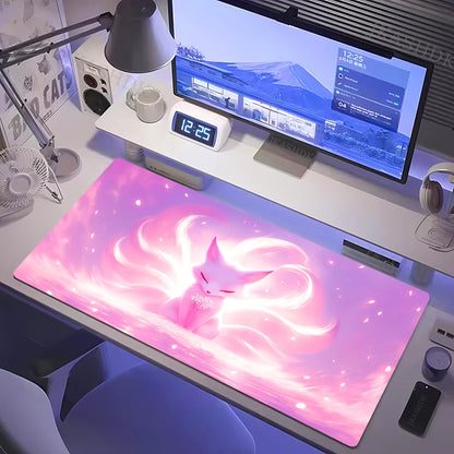 XXL Mouse Pad Gamer New HD Home Large Desk Mats MousePads Mouse Mat kawaii Fox Laptop Office Gamer Anti-slip Mice Pad Table Mat