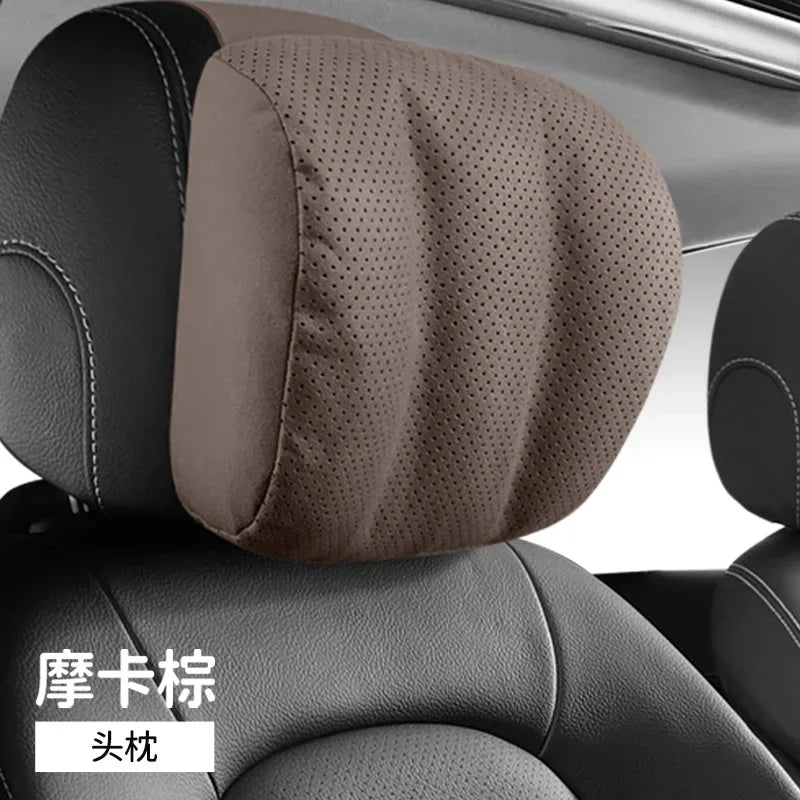 Car Headrest Neck Pillow For Mercedes Benz S-Class Maybach Pillow Auto Seat Driving Travel Head Pillow All Season Universal