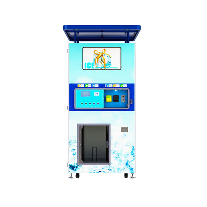 160kgs/24h Automatic Ice Cube Making and Selling Machine Self-service Ice Vending Machine With Auot Bagging