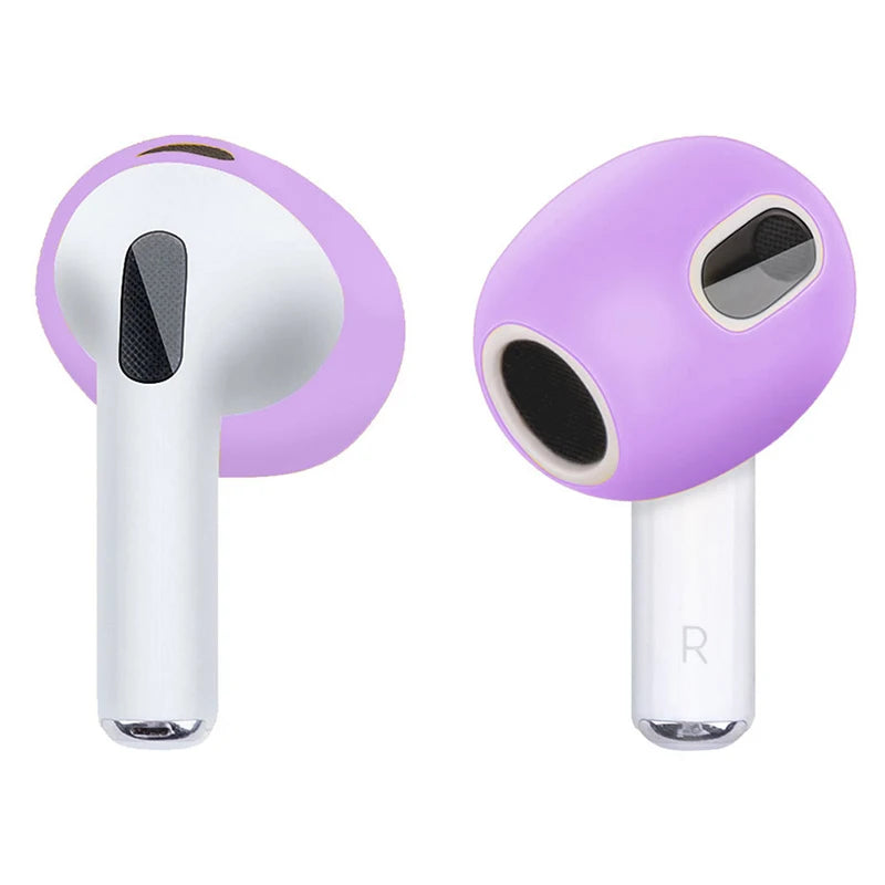 1pair Cover For AirPods 3 3rd Silicone Protective Case Skin Covers Earpads For AirPods 3 Generation Cover Tips Accessories