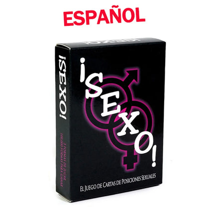 English & Spanish Sexual Position Cards Role Playing Adult Games Bedroom Commands Sex Toys For Couples 18+ Erotic Products