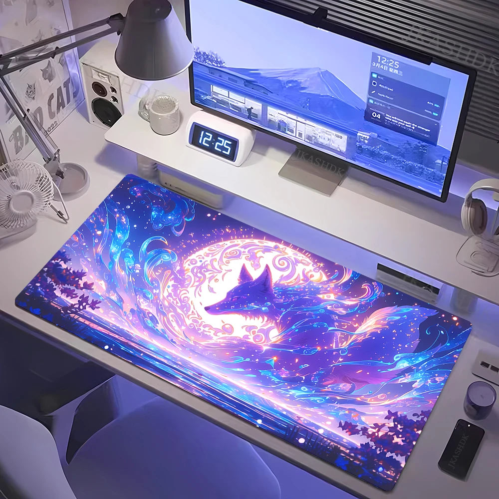 XXL Mouse Pad Gamer New HD Home Large Desk Mats MousePads Mouse Mat kawaii Fox Laptop Office Gamer Anti-slip Mice Pad Table Mat