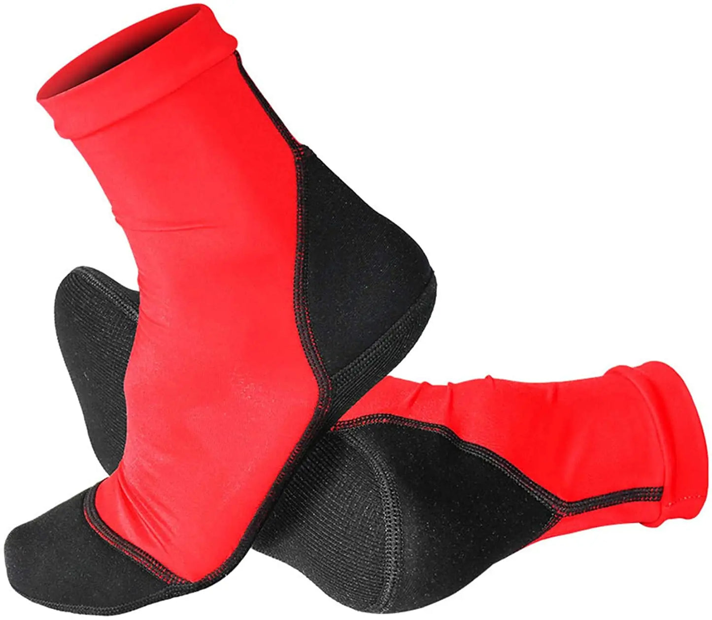 Neoprene Fin Socks for Sand Beach Volleyball Soccer Thin Polyester Uppers 1.5mm Neoprene Soles Sun Protection Water Shoes