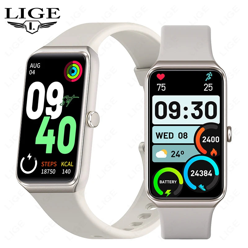 LIGE New Smart Watch Women Men 2025 Call Reminder 1.47" HD Screen Smartwatch For Android IOS Fitness Tracker Waterproof Watches