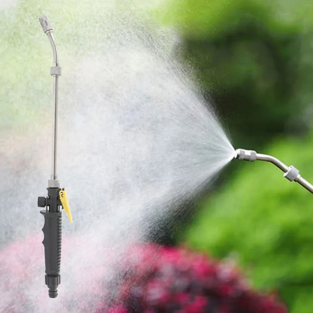 28-72cm High Pressure Water Gun Metal Water Gun Jet Garden Washer Hose Nozzle Sprayer Watering Spray Sprinkler Cleaning Tool
