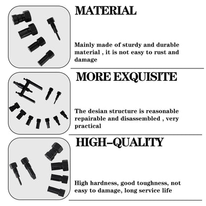 Aluminum Wheel Bearing Kit Remover Automotive Tools Seal Driver Installer 10 Pcs/Set Motorcycle Bearing Disassembly Tools