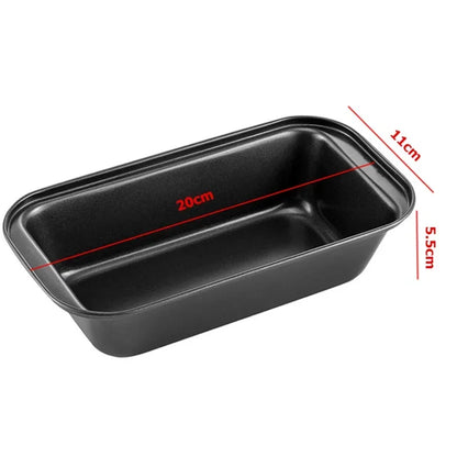 Nonstick Baking Bread Loaf Pan Carbon Steel Toast Bread Pan Tin Kitchen Rectangle Bakeware for Brownies Meatloaf Baking Tools