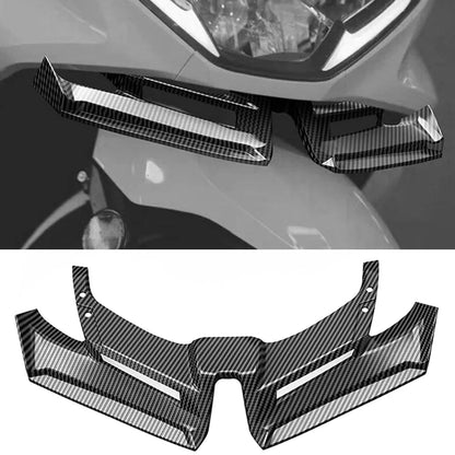 Motorcycle Front Fairing Aerodynamic Wing Cover Windshield Extension Lower Chin Fairing Accessory For Honda PCX160 2021-2024