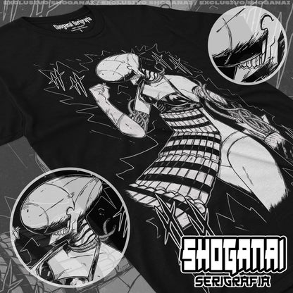 Chainsaw Man Peripherals T-shirt reze print tees Comfortable Oversized men women tops streetwear hip hop fashion Short sleeves