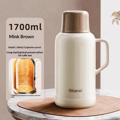 Insulated Pot Stainless Steel Large Capacity Hot Water Bottle Household 2025 New Small Warm Pot Warm Bottle