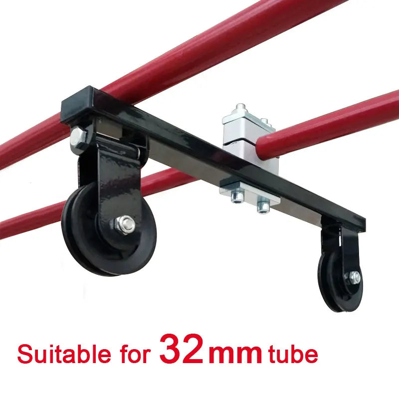Fitness Pulley  DIY Cable Machine System For Round Metal Tube Home Pull Down Workout Accessories Gym Loading Lifting Back Pullin