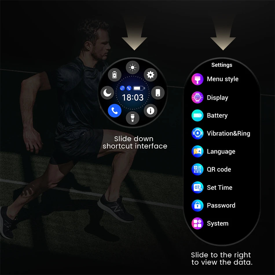 2025 SmartWatch For Ios Android Men Waterproof Smartwatch Women Sleep Monitor Message Fitness Tracker Sport Watches SMS Gift