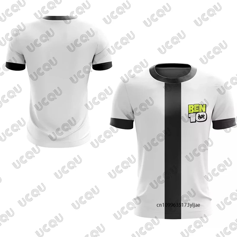 2025 Anime Omnitrix Ben10 Cosplay T-shirts Ben Tennyson Cartoon Print Summer Men Women Tees Casual Short Sleeve Y2k Kids Tops