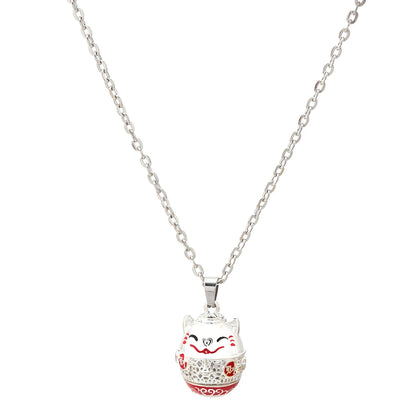Gradient Cloisonne Aromatherapy Hollow Cage Necklace Essential Oil Diffuser Locket Pendant Music Ball Simple Women Jewelry Gift