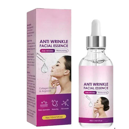 Effective Anti-Ageing and Anti-Wrinkle Facial Serum Remove Facial Wrinkles Fine Lines Around The Eyes Crow's Feet Neck Wrinkle