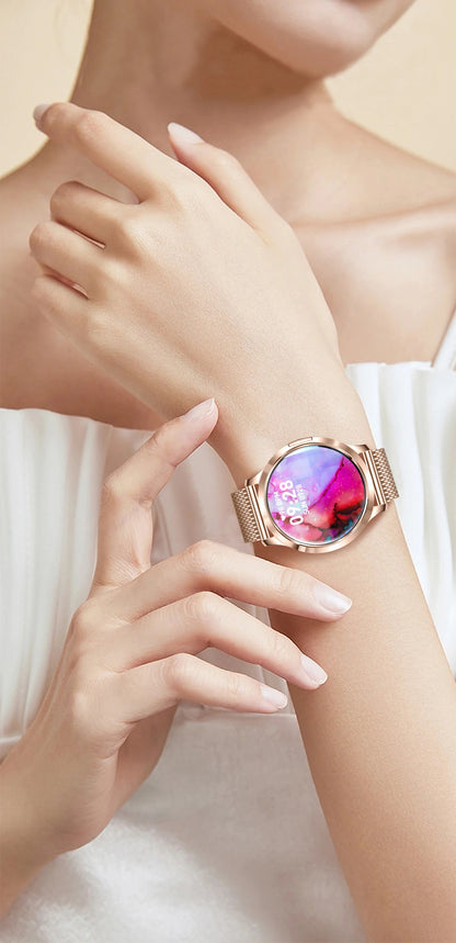 2025 New Smart Watch For Women Gift 1.32 Inch Full Touch Screen Sports Fitness Watches Bluetooth Calls Digital Smartwatch Ladies
