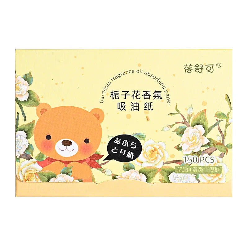 150pcs Oil Blotting Paper Facial Cleansing Oil Control Absorbing Tissues Straight For Handy Face Blotting Sheets Men Women Set