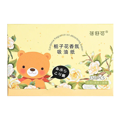 150pcs Oil Blotting Paper Facial Cleansing Oil Control Absorbing Tissues Straight For Handy Face Blotting Sheets Men Women Set